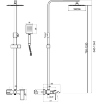 Душевая система Fmark FS8645H - фото2