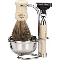 Бритвенный набор Mondial M-1181 (слоновая кость) - фото, картинка Бритвенный набор Mondial M-1181 (слоновая кость) - фото