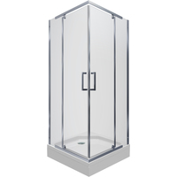 Душевой уголок Triton Каппа А1 Хром 90х90 (прозрачное стекло) - фото