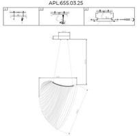 Подвесная люстра Aployt APL.655.03.25 - фото2