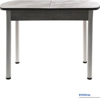 Кухонный стол ВВР Прямоугольный раздвижной (пластиковый Лавант/белый прямой 110-150/70) - фото2