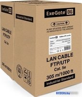 Кабель ExeGate UTP4-C5e-CU-S25-IN -LSZH-GR-305 UTP - фото