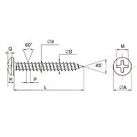 Шуруп ЕКТ CV013383 (2000 шт) - фото2