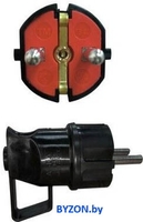 Вилка кабельная AY-KA 79 116 00 (черный) - фото2