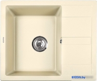 Кухонная мойка ZorG Apollo 102 (слоновая кость) - фото