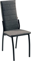 Стул ВВР Прага (серый/черный, рогожка) - фото