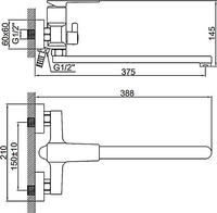 Смеситель Ledeme L2278U - фото2, картинка2 Смеситель Ledeme L2278U - фото2