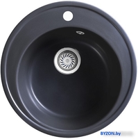 Кухонная мойка Belux BRG-51-01 (черный) - фото