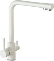 Смеситель MARRBAXX Карельский камень КМ006/G31 (белый) - фото