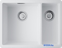 Кухонная мойка Omoikiri Kata 55-2-U WH (белый) - фото2