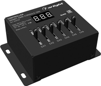 Контроллер RGB Arlight SMART-DMX-CONSOLE-DIN (5-12V, 6CH, XLR3) 033759 - фото