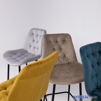 Стул Алвест AV 435 (темно-бирюзовый бархат H-56/черный) - фото2