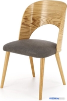 Стул Halmar Cadiz (серый/дуб натуральный) - фото