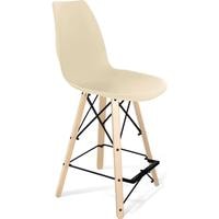 Стул Sheffilton SHT-ST29/S80-1 (бежевый/прозрачный лак/черный) - фото