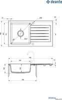 Кухонная мойка Deante ZQZ_N113 - фото2