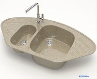 Кухонная мойка MARRBAXX 23/Q5 F023Q005 (песочный) - фото2