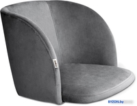 Стул с подлокотниками Sheffilton SHT-ST33/S122 (угольно-серый/темный орех/черный муар) - фото2