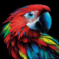 Алмазная мозаика Феникс+ Яркий попугай 70807 - фото