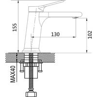 Смеситель Shevanik S8301 - фото2, картинка2 Смеситель Shevanik S8301 - фото2