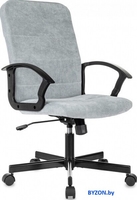 Офисное кресло Бюрократ Triest (серо-голубой Fabric Light-28) - фото