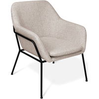 Интерьерное кресло Sheffilton SHT-AMS2 (серый дым/черный муар) - фото