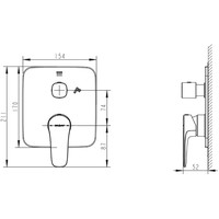 Смеситель Bravat Sourse PB8173218CP-2-ENG - фото2, картинка2 Смеситель Bravat Sourse PB8173218CP-2-ENG - фото2