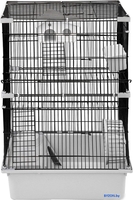 Клетка ЕСО Рикки 43112св-сер-черн - фото2