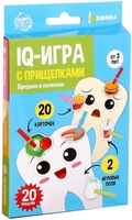 Развивающая игра Zabiaka Вредное и полезное. IQ-игра с прищепками 5352365 - фото