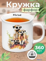 Кружка Elan Gallery Сурикаты 230252 (New Bone China) - фото, картинка Кружка Elan Gallery Сурикаты 230252 (New Bone China) - фото