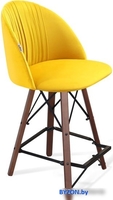Стул Sheffilton SHT-ST35-1/S80-1 (имперский желтый/темный орех/черный) - фото