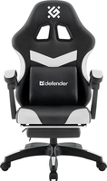 Игровое (геймерское) кресло Defender Runa Pro (черный/белый) - фото2