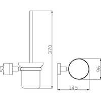 Ершик для унитаза Slezak RAV Колорадо COA0500 (хром) - фото2