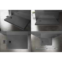Душевой поддон Rea Stone 90x90 - фото2