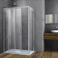 Душевой уголок Vincea Soft VSR-3SO8010CL (хром/прозрачное) - фото