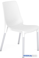 Стул Sheffilton SHT-ST75/S424 (белый/хром лак) - фото