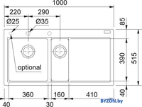 Кухонная мойка Franke MTG 611-100 114.0743.118 - фото2