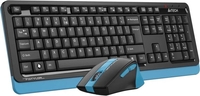 Офисный набор A4Tech Fstyler FG1035 (черный/синий ) - фото2