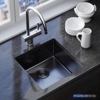 Кухонная мойка Mixline 547228 (черный графит, 3 мм) - фото2