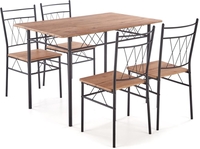 Кухонный стол Halmar Faust (дуб натуральный/черный) - фото2