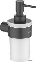 Дозатор для жидкого мыла Aquatek Лира AQ4405MB (матовый черный) - фото