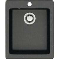 Кухонная мойка Teymi Helmi 50x42 T120104 (черный матовый) - фото