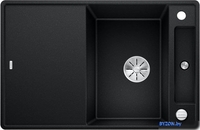 Кухонная мойка Blanco Axia III 45 S-F 525842 (черный, стеклянная доска) - фото