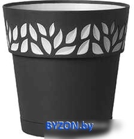 Вазон Stefanplast 94153 (графитовый/серый) - фото, картинка Вазон Stefanplast 94153 (графитовый/серый) - фото