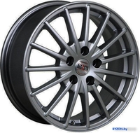 Литые диски Alcasta M60 17x7" 5x114.3мм DIA 64.1мм ET 40мм Graphite - фото