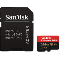 Карта памяти SanDisk Extreme PRO microSDXC SDSQXCD-256G-GN6MA 256GB (с адаптером) - фото