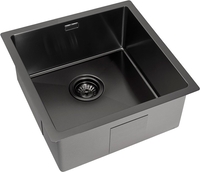 Кухонная мойка ZorG ZRE 4545 graphite - фото