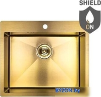 Кухонная мойка Laveo Marmara SAM G10T (золотой) - фото