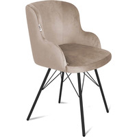 Стул Sheffilton SHT-ST39/S37 (латте/черный муар) - фото