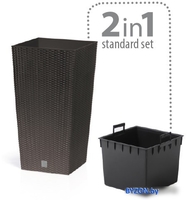 Prosperplast Rato Square DRTS400-S449 (белый) - фото2