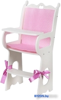 Стульчик для кукол Leader Toys Diamond Princess для кормления 71119 (белый) - фото